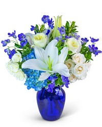 Blue Beauty from Brennan's Secaucus Meadowlands Florist Blue Beauty from Brennan's Secaucus Meadowlands Florist
